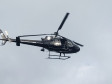 Helicóptero da PCPR colabora no cumprimento de mandado de prisão e de busca e apreensão em Guaratuba