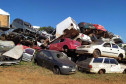 PCPR remove 1,6 mil veículos de pátios em Cascavel