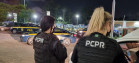 Policiais civis abordam motoristas em rodovia federal da Capital