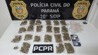 PCPR prende em flagrante homem por tráfico de drogas em Toledo 