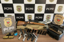 PCPR apreende arma de suspeito de ameaça em Umuarama