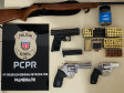 PCPR prende em flagrante homem por posse ilegal de arma de fogo em Palmeira 