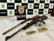 PCPR prende dois homens por posse irregular de arma de fogo em Bom Sucesso do Sul