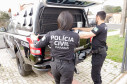 PCPR prende dois homens em flagrante por roubo em Cruzeiro do Oeste