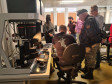 Policiais visitam Instituto de Criminalística para aperfeiçoamento técnico em balística forense