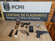 PCPR e PMPR prendem três pessoas e apreendem nove armas de fogo no Oeste do Estado