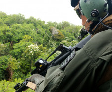 Polícia Civil do Paraná em operações aéreas na Costa Oeste