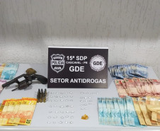 PCPR prende três pessoas suspeitos de tráfico de drogas em Cascavel
