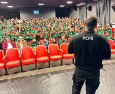 PCPR realiza palestras para mais de 2 mil pessoas sobre crimes virtuais e polícia judiciária nos últimos 15 dias 