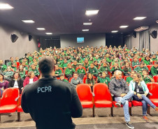 PCPR realiza palestras para mais de 2 mil pessoas sobre crimes virtuais e polícia judiciária nos últimos 15 dias 