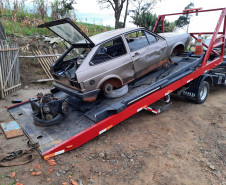 PCPR descobre desmanche de veículos em Arapoti 