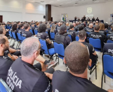 PCPR realiza reunião de abertura com policiais civis que atuarão na Operação Verão 