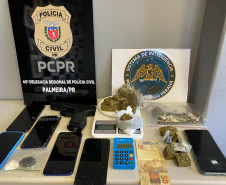 PCPR prende quatro pessoas em operação contra o tráfico de drogas em Palmeira