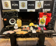 PCPR e PMPR deflagram ação contra tráfico de drogas e receptação em Ibaiti