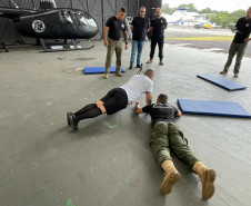 PCPR conclui teste de aptidão física do Curso de Operações Aéreas de Segurança Pública 