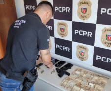 PCPR prende homem por receptação e porte ilegal de arma de fogo em Carlópolis