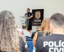 PCPR realiza entrega de medalhas de serviço policial para servidores de Paranaguá 