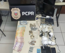PCPR prende três homens durante operação contra tráfico de drogas em Francisco Beltrão