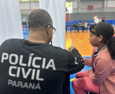PCPR na Comunidade leva serviços de polícia judiciária para a população de Vitorino e Araucária 