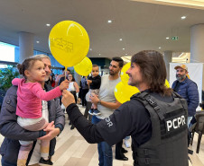PCPR leva orientações sobre segurança no Maio Amarelo e Maio Laranja para mais de 1,5 mil pessoas em Curitiba 