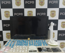 PCPR prende mulher por tráfico de drogas e recupera veículo furtado em Curitiba