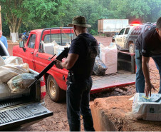 Polícia Civil incinera drogas em Santa Terezinha de Itaipu