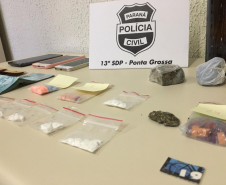 PCPR prende três suspeitos de vender drogas em casa noturna em Ponta Grossa