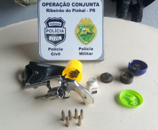 PCPR prende homem em posse de revólver em Ribeirão do Pinhal