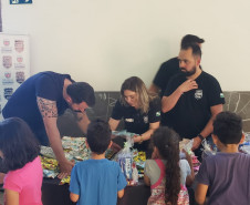 PCPR realiza ação beneficente em comemoração a semana da criança
