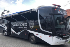 Onibus - delegacia móvel da polícia civil