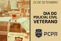 PCPR comemora dia do policial civil veterano