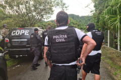 PCPR prende três suspeitos em ação contra tráfico de drogas e homicídios em Matinhos