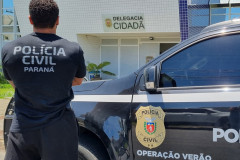 PCPR instala Central de Flagrantes por videoconferência na operação Verão Paraná
