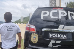 PCPR cumpre mandado de prisão de homem ao pedir informação para policiais em Matinhos 