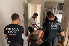 PCPR prende suspeito de armazenar pornografia infantil em Paranaguá 