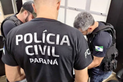 PCPR prende duas pessoas em operação contra organização criminosa responsável por roubos de carga no Paraná