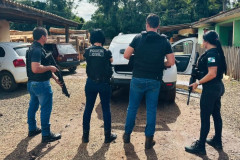 PCPR prende três pessoas condenadas por tráfico de drogas em Jaguariaíva 