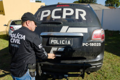 PCPR prende casal suspeito de furto e desmantela rinha de galos em São José dos Pinhais 
