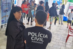PCPR participa de ação social em Paranaguá