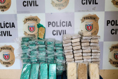 PCPR apreende 120 quilos de drogas em Foz do Iguaçu