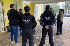 PCPR deflagra operação decorrente da investigação de diversos crimes em Carambeí