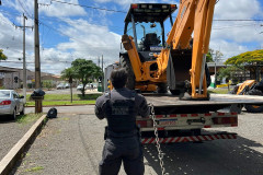 PCPR apreende duas máquinas terraplanagem furtadas em Londrina