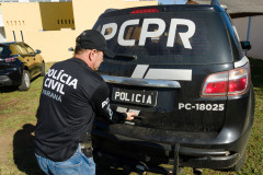 PCPR prende suspeito de homicídio em Campina Grande do Sul