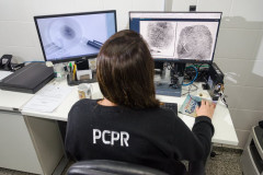 PCPR tem aumento de 99,37% nas perícias papiloscópicas em locais de crime em 2023