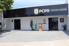PCPR realiza reparos na estrutura da delegacia de Cândido de Abreu