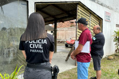 PCPR presta apoio em fiscalização de voo de trikes em Pontal do Paraná 