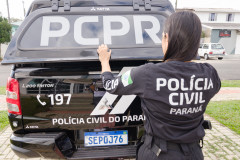 PCPR prende homem em flagrante por lesão corporal contra mulher em Campo Mourão