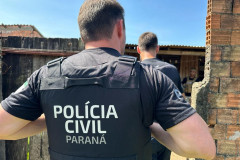 PCPR prende foragido por homicídio ocorrido em Santa Catarina