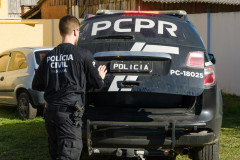 PCPR prende suspeito de homicídio em Matinhos