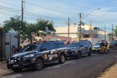 PCPR e PMPR prendem cinco pessoas em flagrante e apreende explosivos durante ação deflagrada em Santo Antônio da Platina